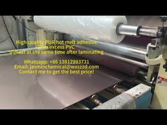 PUR با کیفیت بالا ذوب داغ پی وی سی اضافی را تقریباً همزمان پس از لمینیت برش می دهد